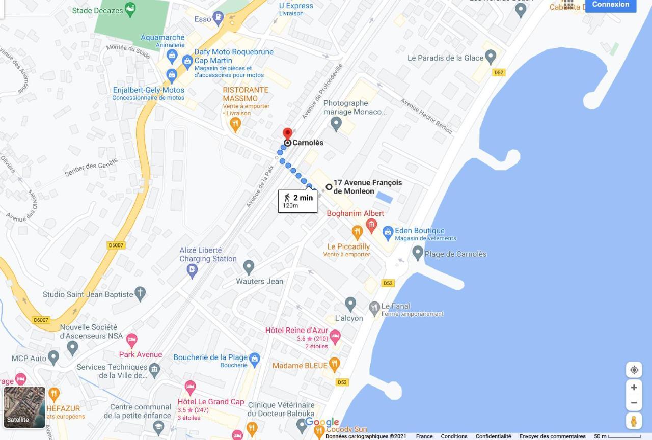 Chaleureux Studio, 200M De La Plage, Parking, Wifi روكوبرُن كاب مارتي المظهر الخارجي الصورة